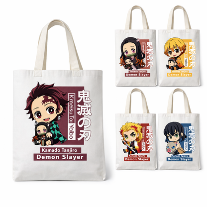 Bolsa de algodón estilo anime